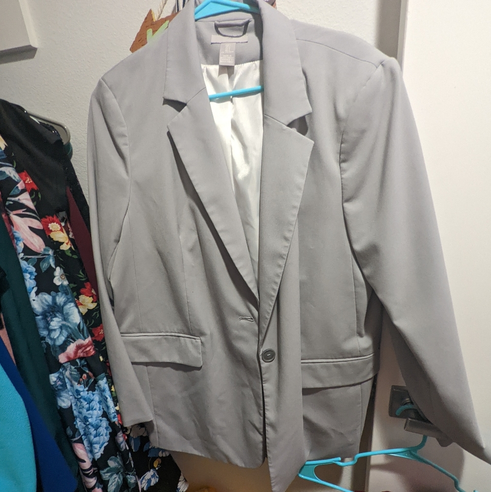 H&m grey blazer